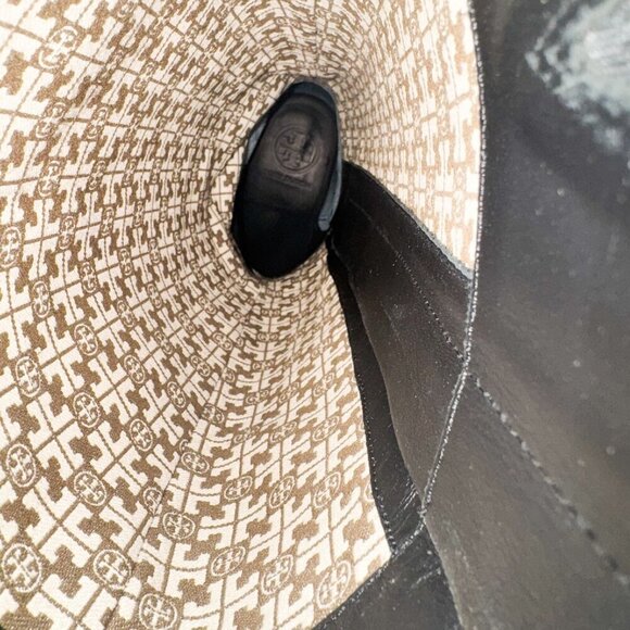 Tory Burch Black Leather Tall Riding Boots 9M - Picture 11 of 11